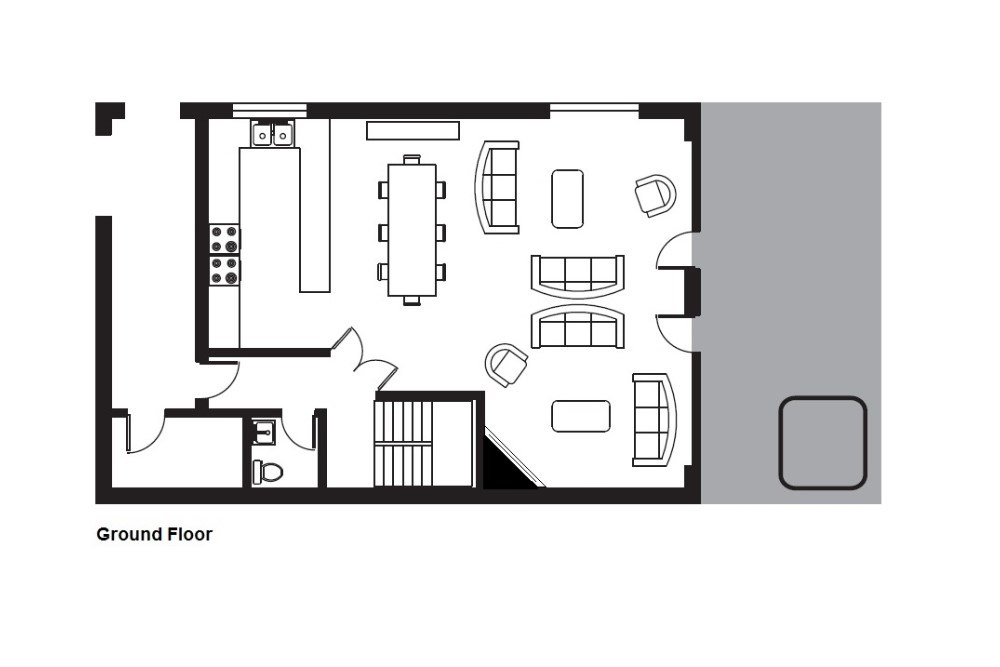No.6 Bellevarde Lodge Chablis Val d’Isere Floor Plan 1